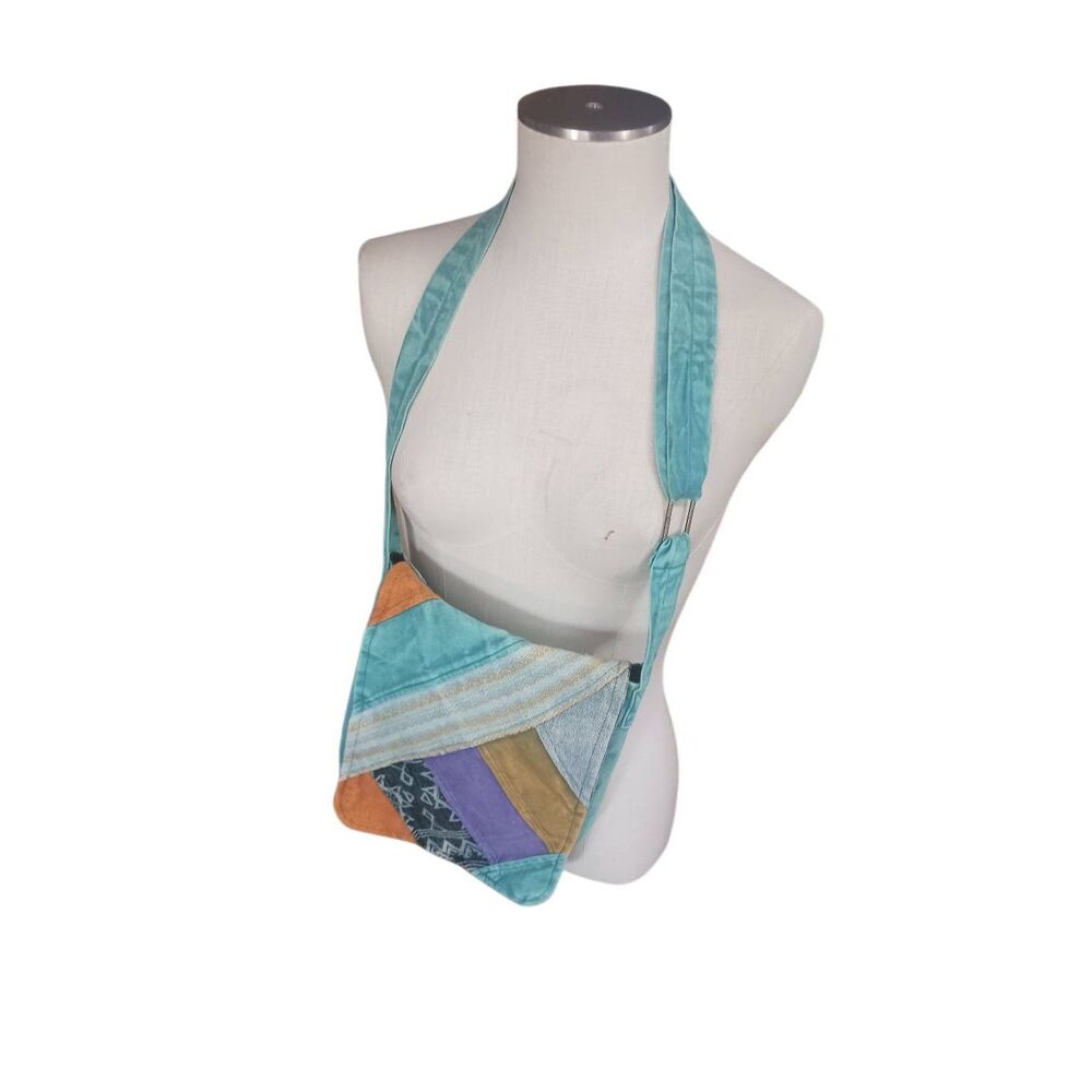 Earth Divas Patchwork Adjustable Crossbody - image 2